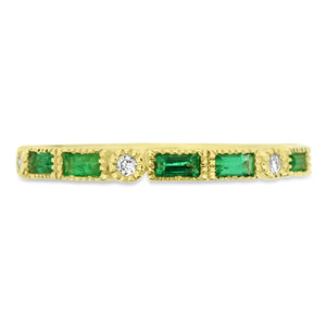 Emerald & Diamond Ring