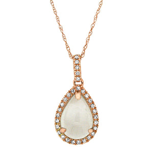 Milky Aquamarine Pendant