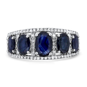 Sapphire & Diamond Ring