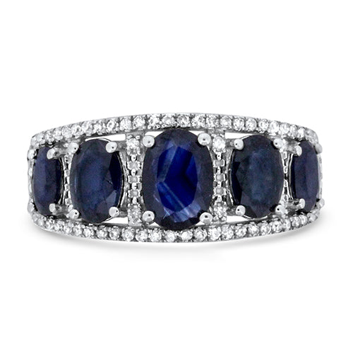 Sapphire & Diamond Ring