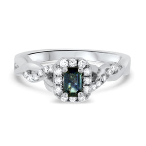 Sapphire and Diamond Ring