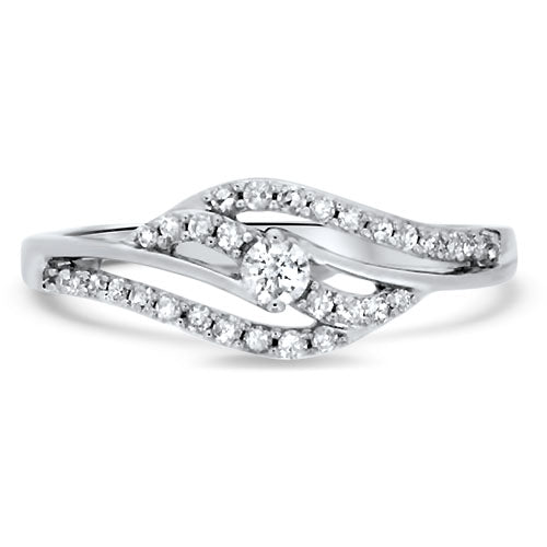 White Gold Diamond Fashion Ring