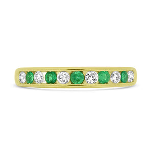 Emerald and Diamond Stacker Band