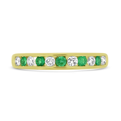 Emerald and Diamond Stacker Band