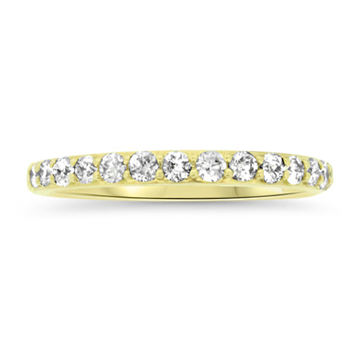 Yellow Gold Diamond Stacker Ring