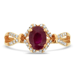 Ruby and Diamond Ring