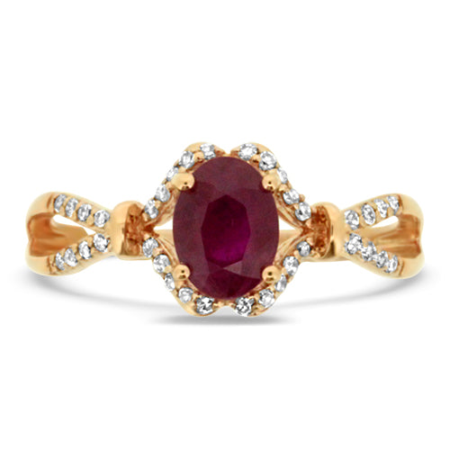 Ruby and Diamond Ring