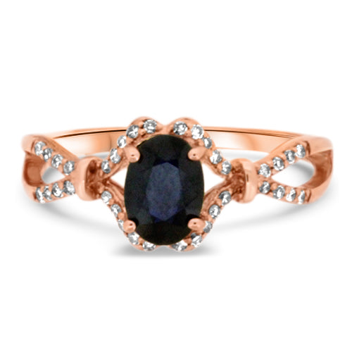Sapphire and Diamond Ring