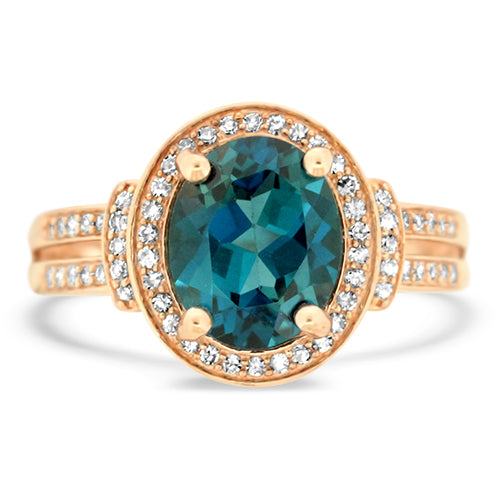 Blue Topaz Ring