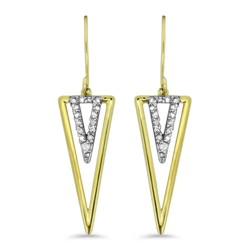 Yellow Diamond Earrings
