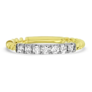 Yellow Gold Diamond Band
