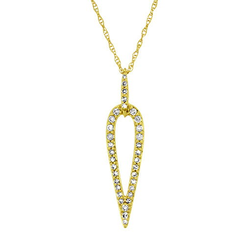 Yellow Gold Diamond Pendant