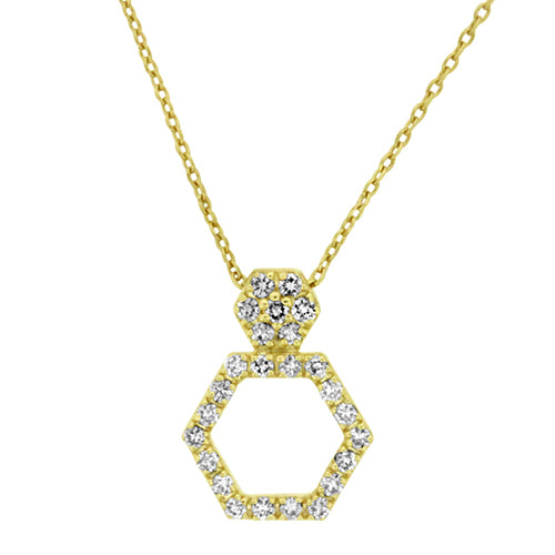 Yellow Gold Diamond Pendant