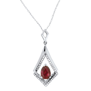 Ruby & Diamond Pendant
