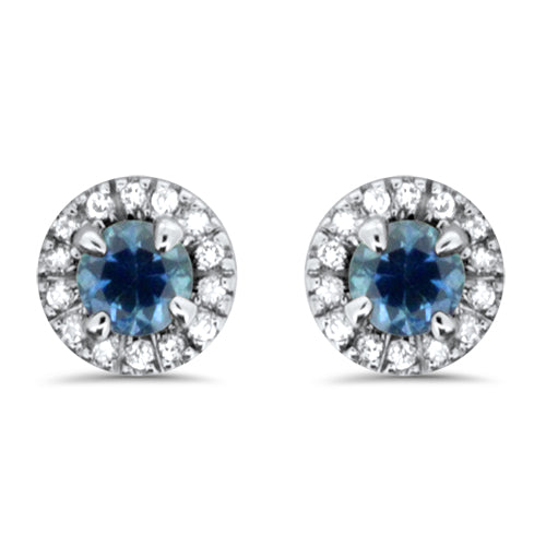 Montana Sapphire & Diamond Earrings