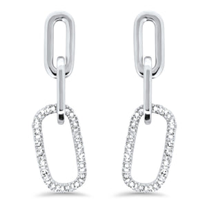 White Gold Diamond Earrings