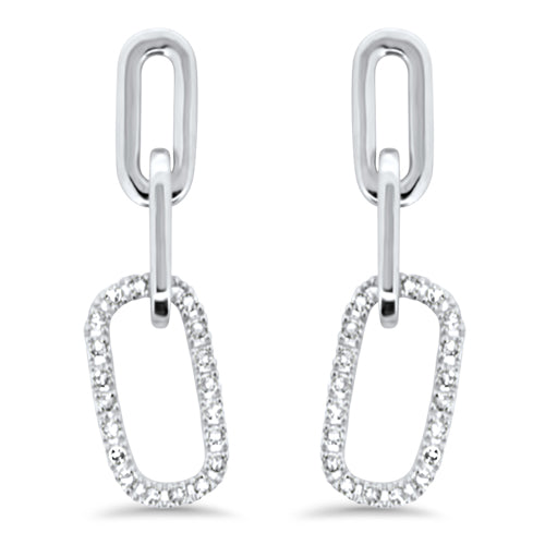 White Gold Diamond Earrings