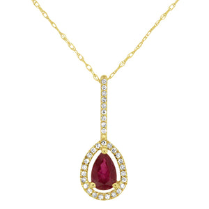 Ruby & Diamond Pendant