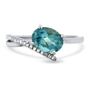 Blue Topaz Ring