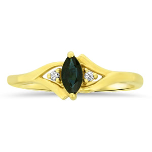 Sapphire and Diamond Ring