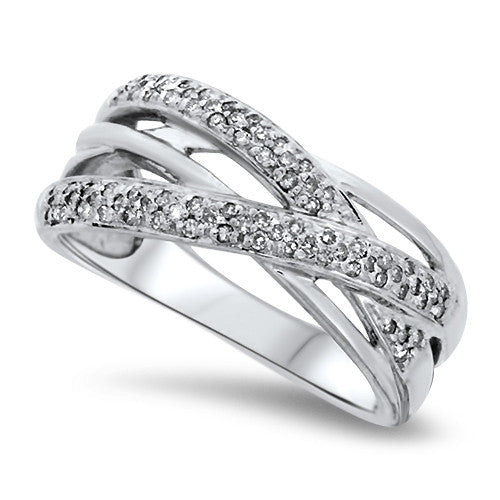 Scatter Weave Diamond Fashion Ring