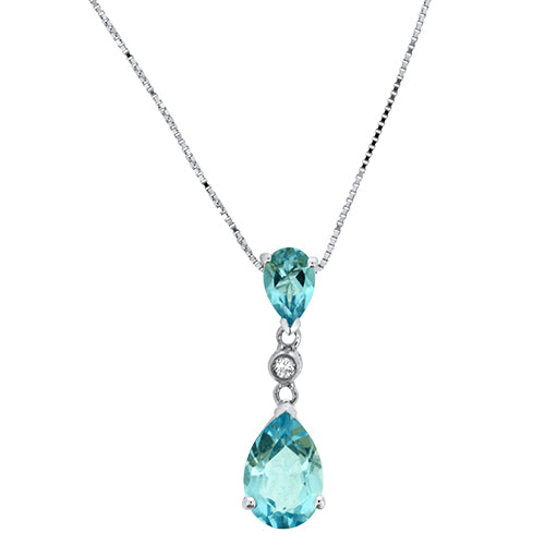 Blue Topaz Pendnat