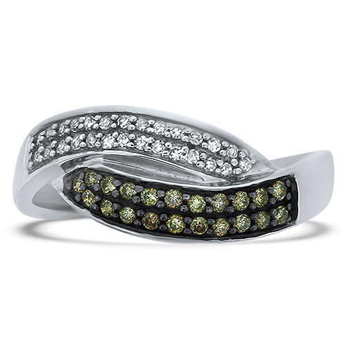 Champagne & Diamond Ring