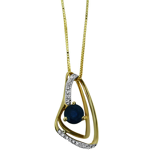 Sapphire Pendant
