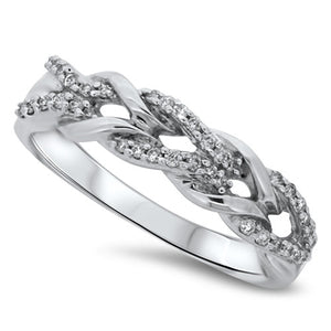 Linked Diamond Ring
