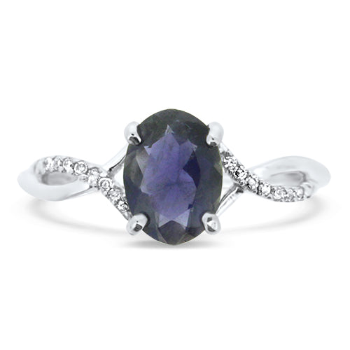 Sapphire & Diamond Ring