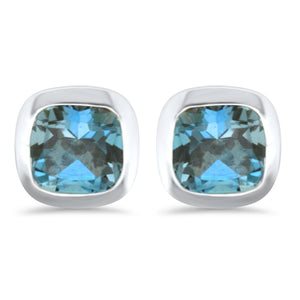 Blue Topaz Earrings