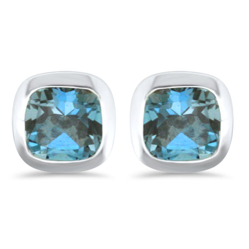 Blue Topaz Earrings