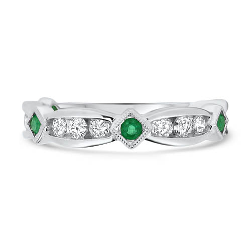 Emerald and Diamond Stacker Band