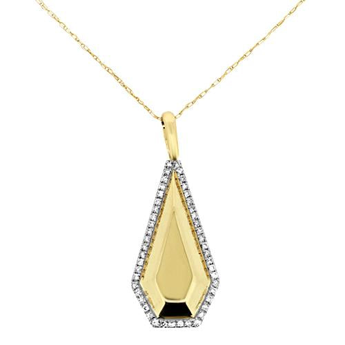 Yellow Gold and Diamond Pendant