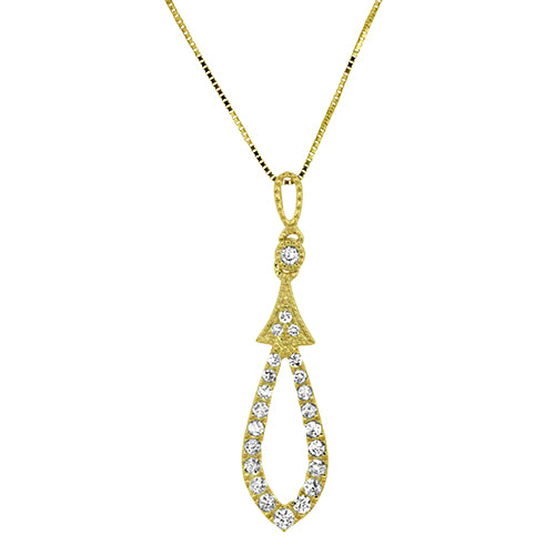 Yellow Gold Diamond Pendant