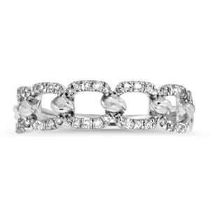 White Gold Diamond Band