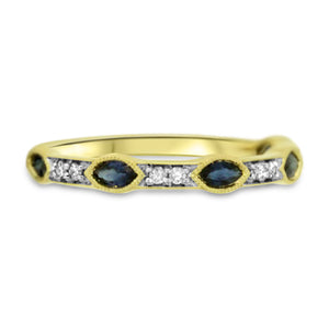 Sapphire and Diamond Ring