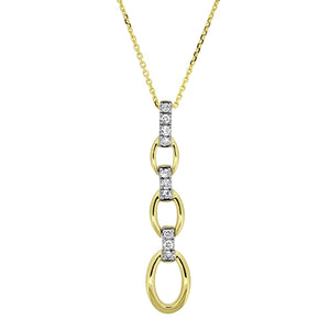 Chain Link Yellow Gold pendant