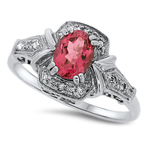 Pink Tourmaline Ring