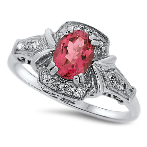 Pink Tourmaline Ring