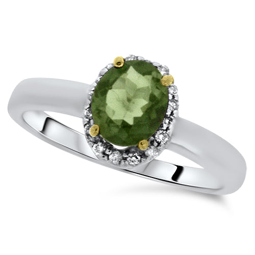 Green Tourmaline Ring