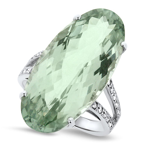 Green Amethyst Ring