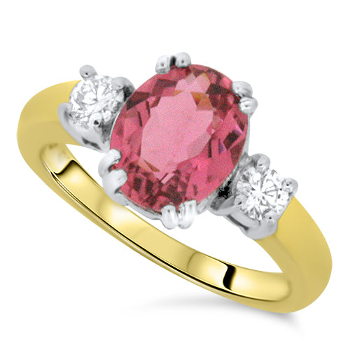 Pink Tourmaline Ring
