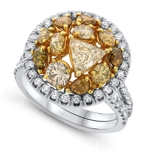 Color Diamond Ring