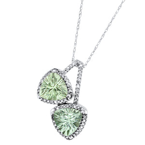 Green Amethyst Pendant