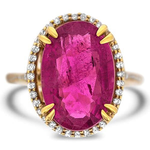 Pink Tourmaline Ring