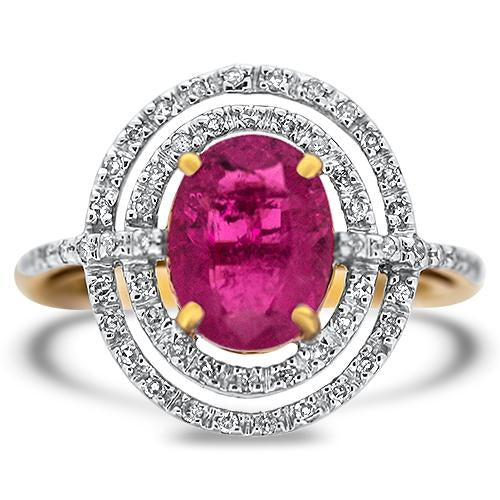 Pink Tourmaline Ring