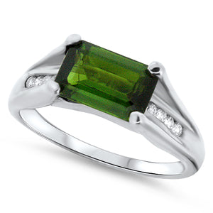 Green Tourmaline Ring
