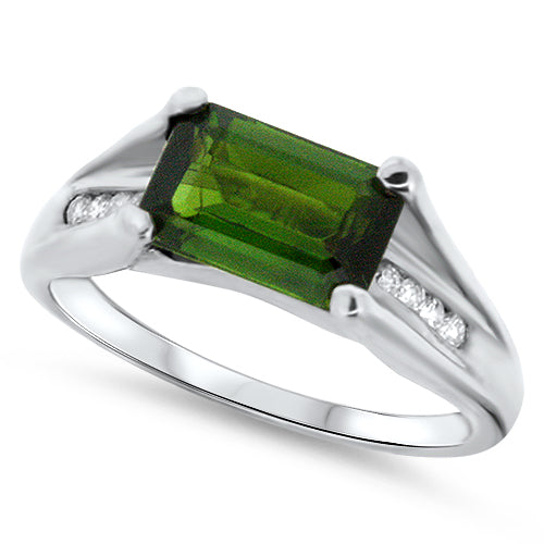 Green Tourmaline Ring