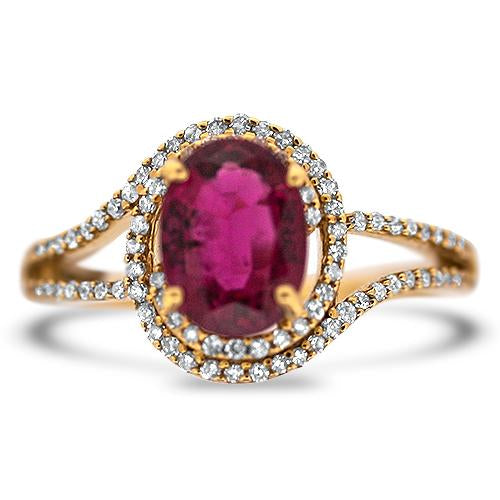 Pink Tourmaline Ring